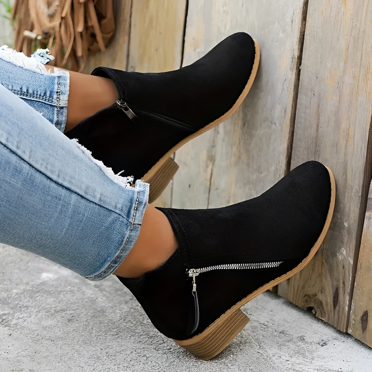 Klara - Schicke und stilvolle Stiefel mit Reißverschluss