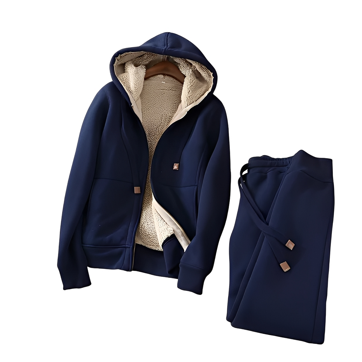 Andy - Set aus warmem Kapuzenpullover und Hose