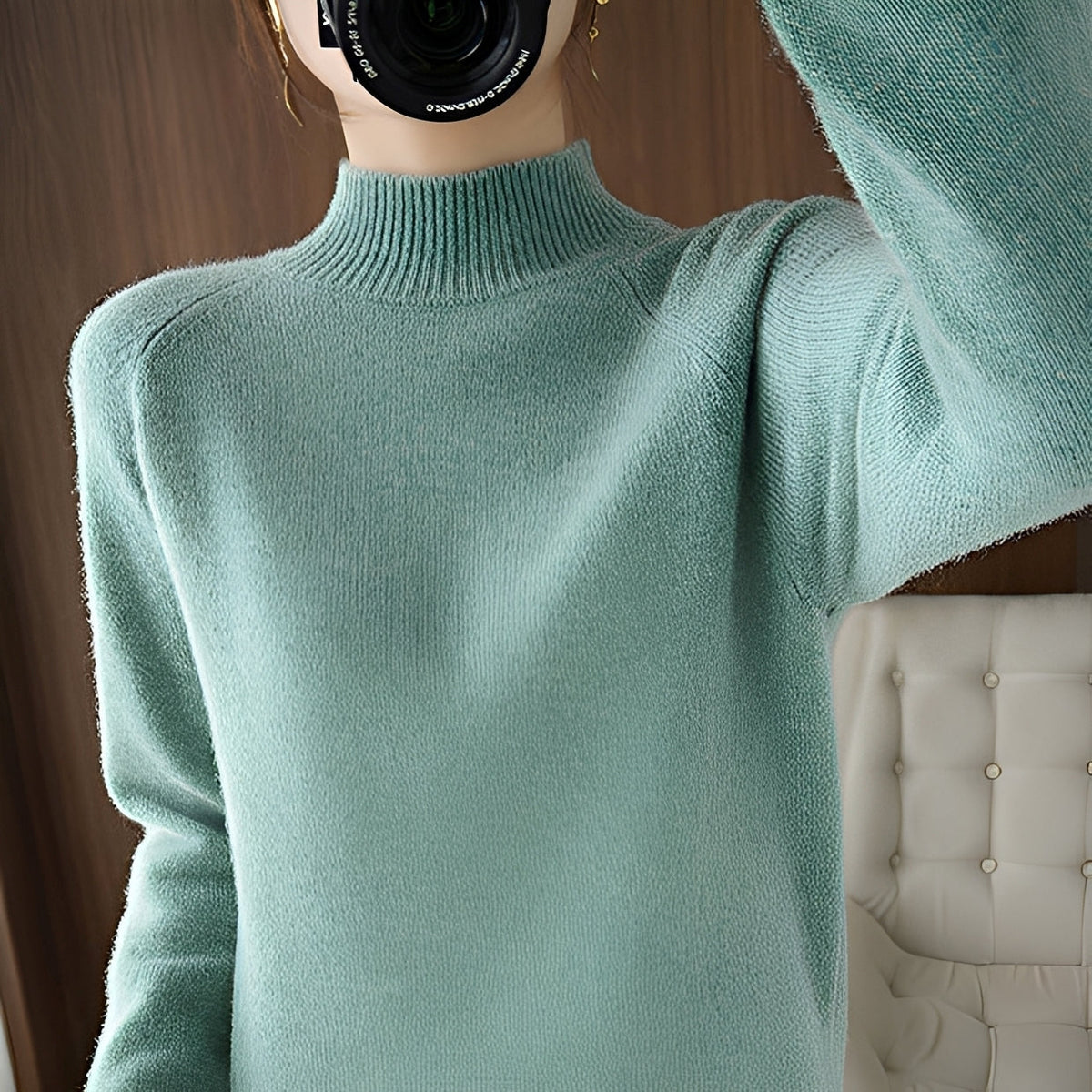 Hannie - Stilvoller und behaglicher Rollkragenpullover