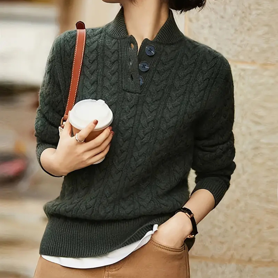 Agnes - Stilvoller und gemütlicher Rollkragenpullover