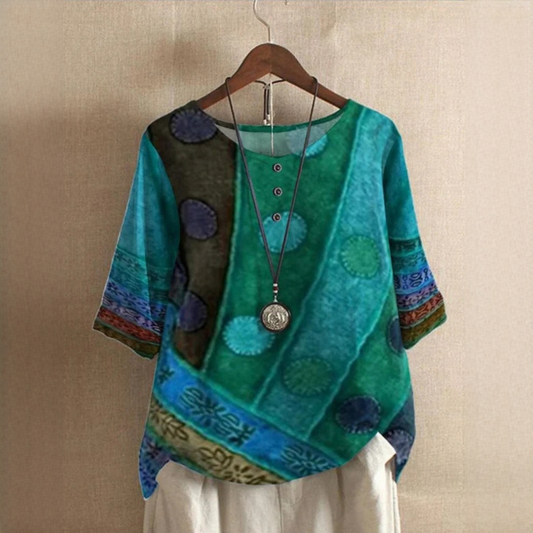Jessel - Edle Bluse mit Rundhalsausschnitt