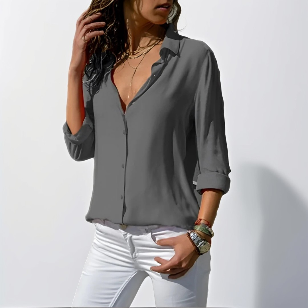 Delilah - Stilvolle Bluse mit langen Ärmeln