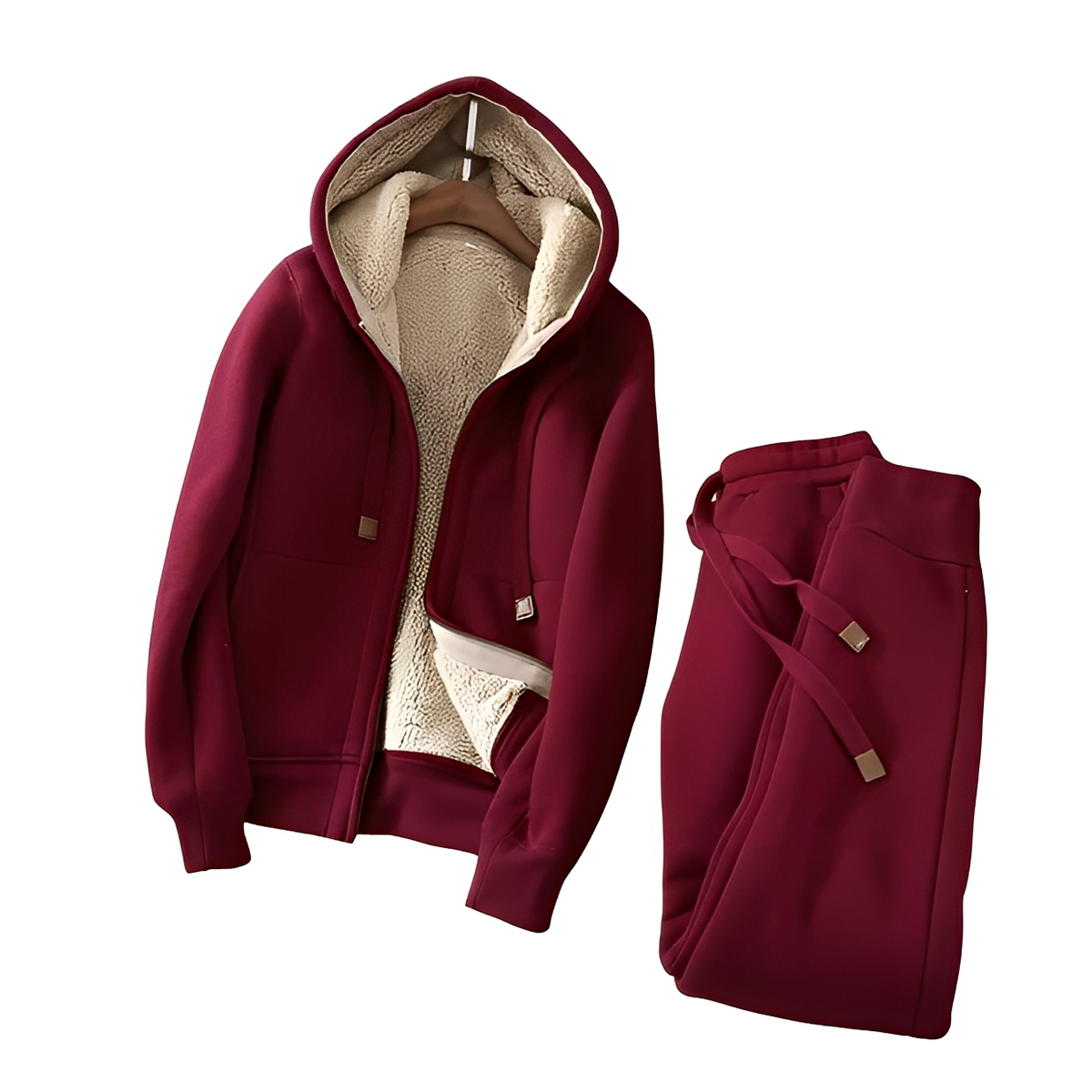 Andy - Set aus warmem Kapuzenpullover und Hose