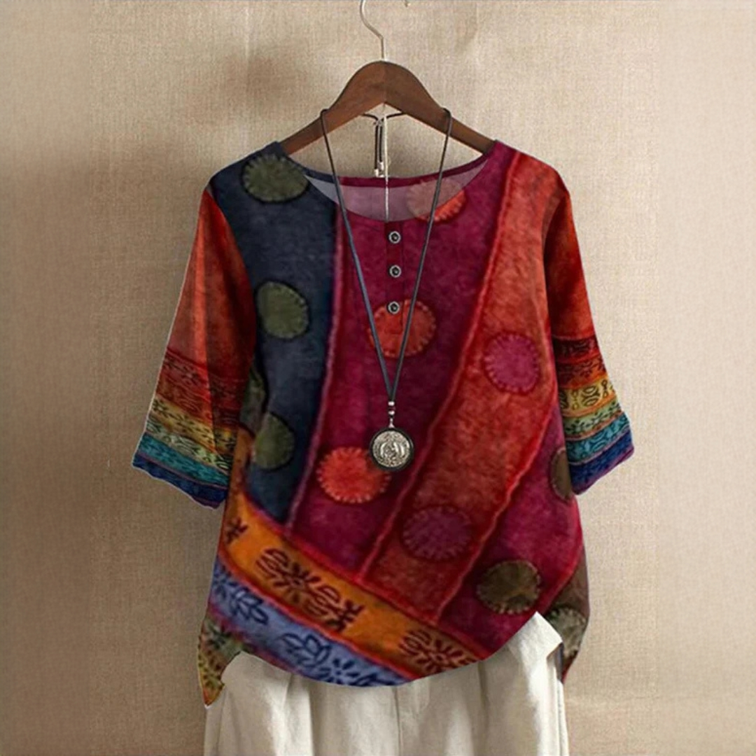 Jessel - Edle Bluse mit Rundhalsausschnitt