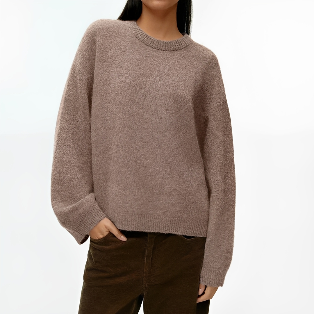 Clariza - Bequemer und warmer Rundhalspullover