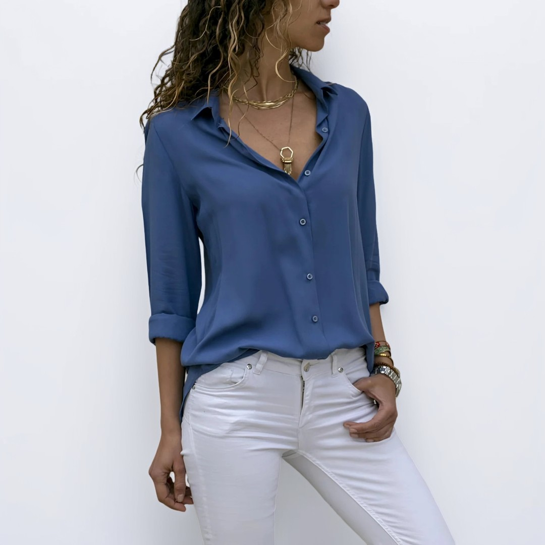 Delilah - Stilvolle Bluse mit langen Ärmeln