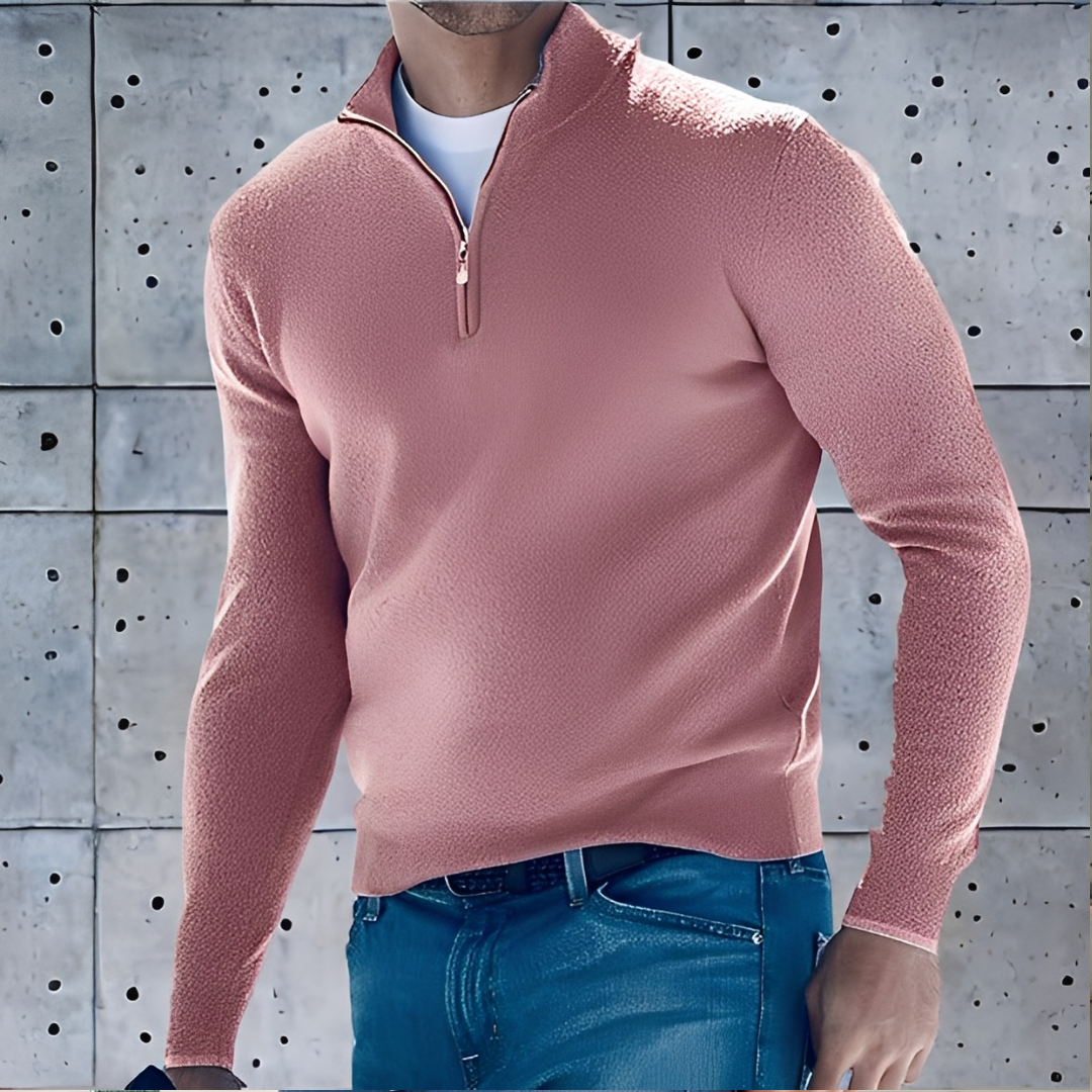 Tyries - Weicher und warmer Reißverschluss-Pullover