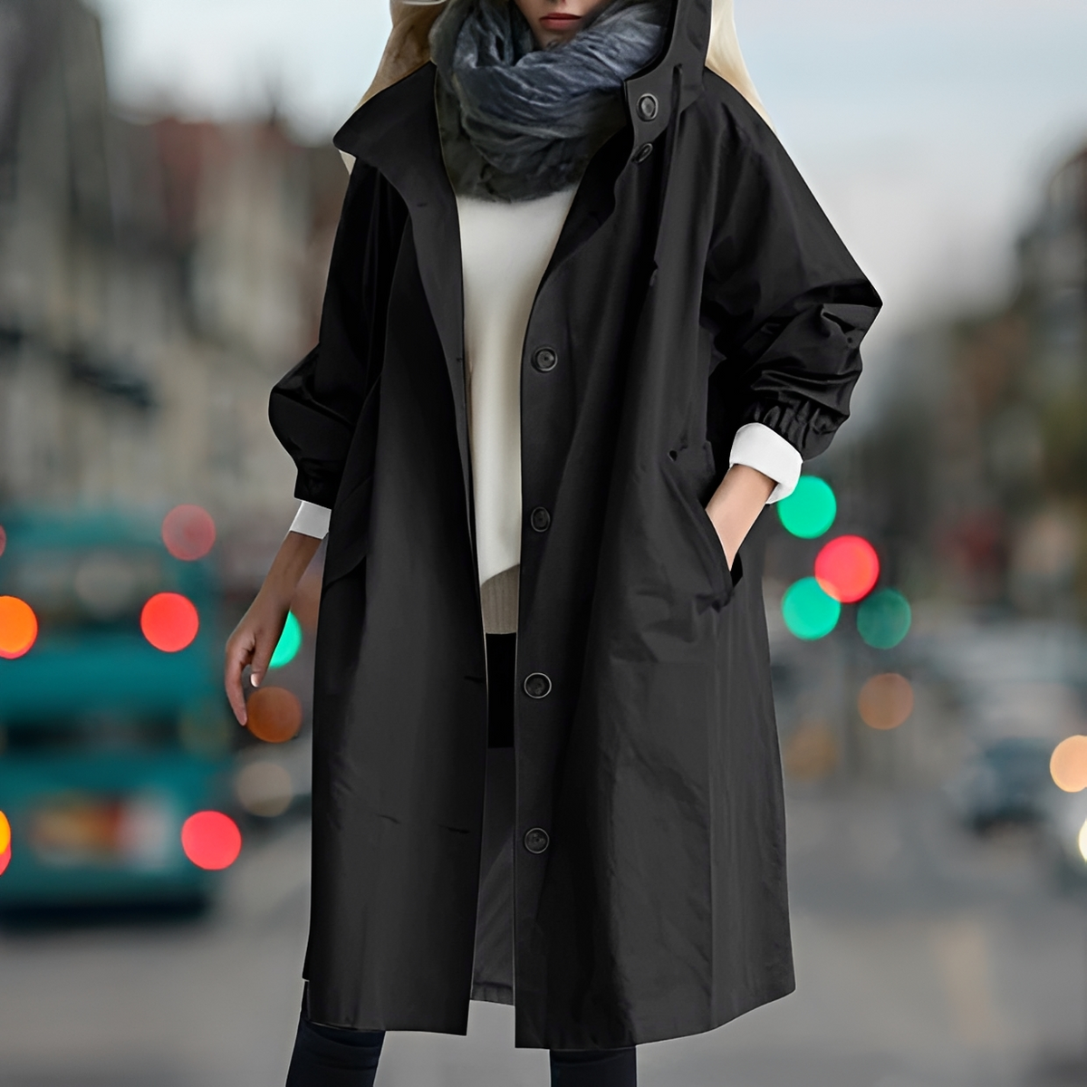 Ezza - Stilvoller und komfortabler Regenmantel