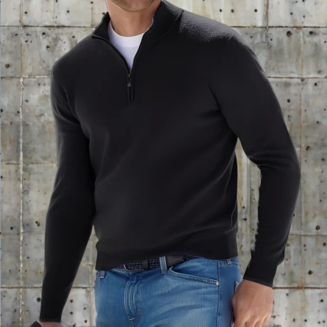 Tyries - Weicher und warmer Reißverschluss-Pullover