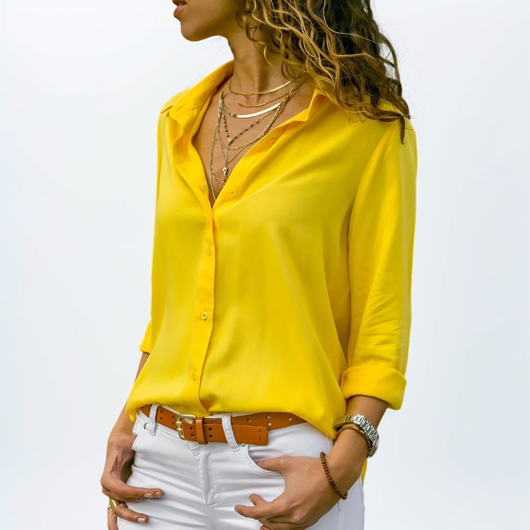 Delilah - Stilvolle Bluse mit langen Ärmeln