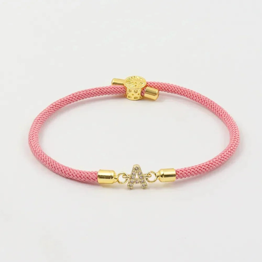 Calla – Verstellbares Armband mit graviertem Anfangsbuchstaben