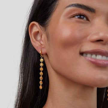 Zaya – 18K Gold Diskoohrringe