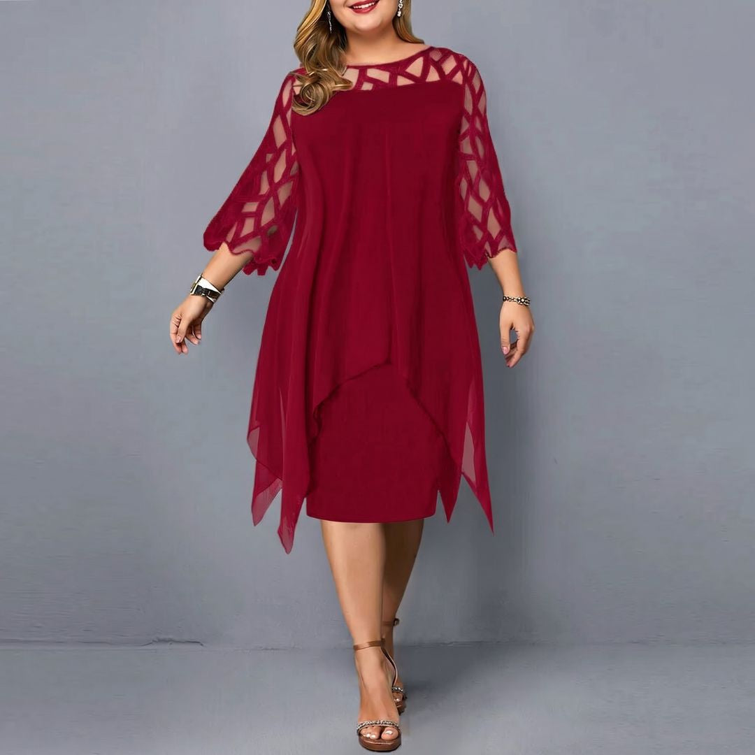Annika – Kleid mit cut-out Ärmeln und femininer Passform