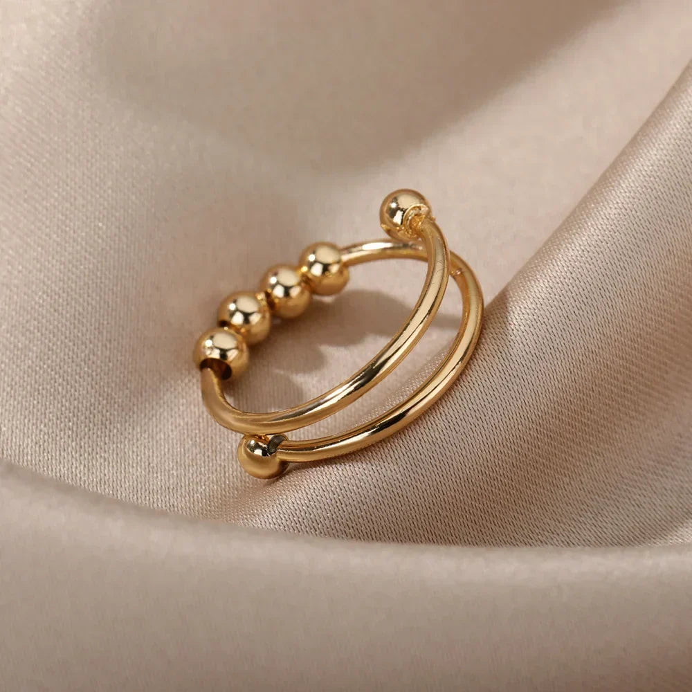 Maelis – Anti-Stress-Ring mit drehbaren Perlen