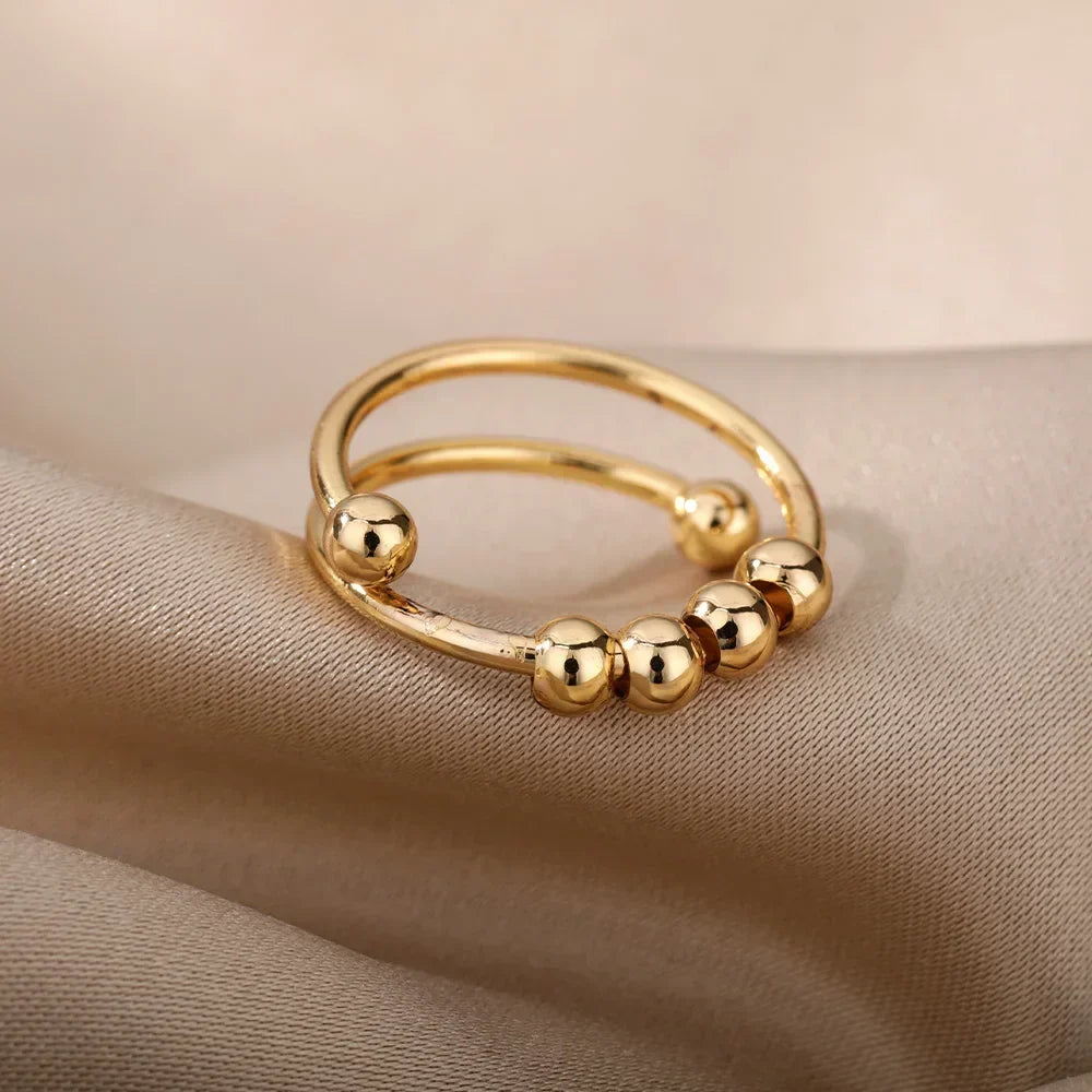 Maelis – Anti-Stress-Ring mit drehbaren Perlen