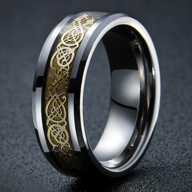 Jarl – Wikinger Ring mit archaischem Design
