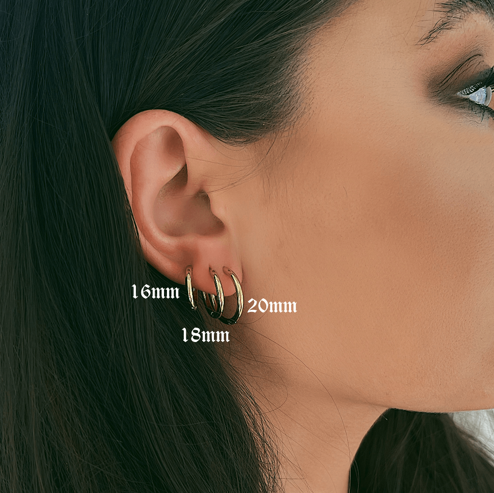 Celia – Elegante goldene Creolen