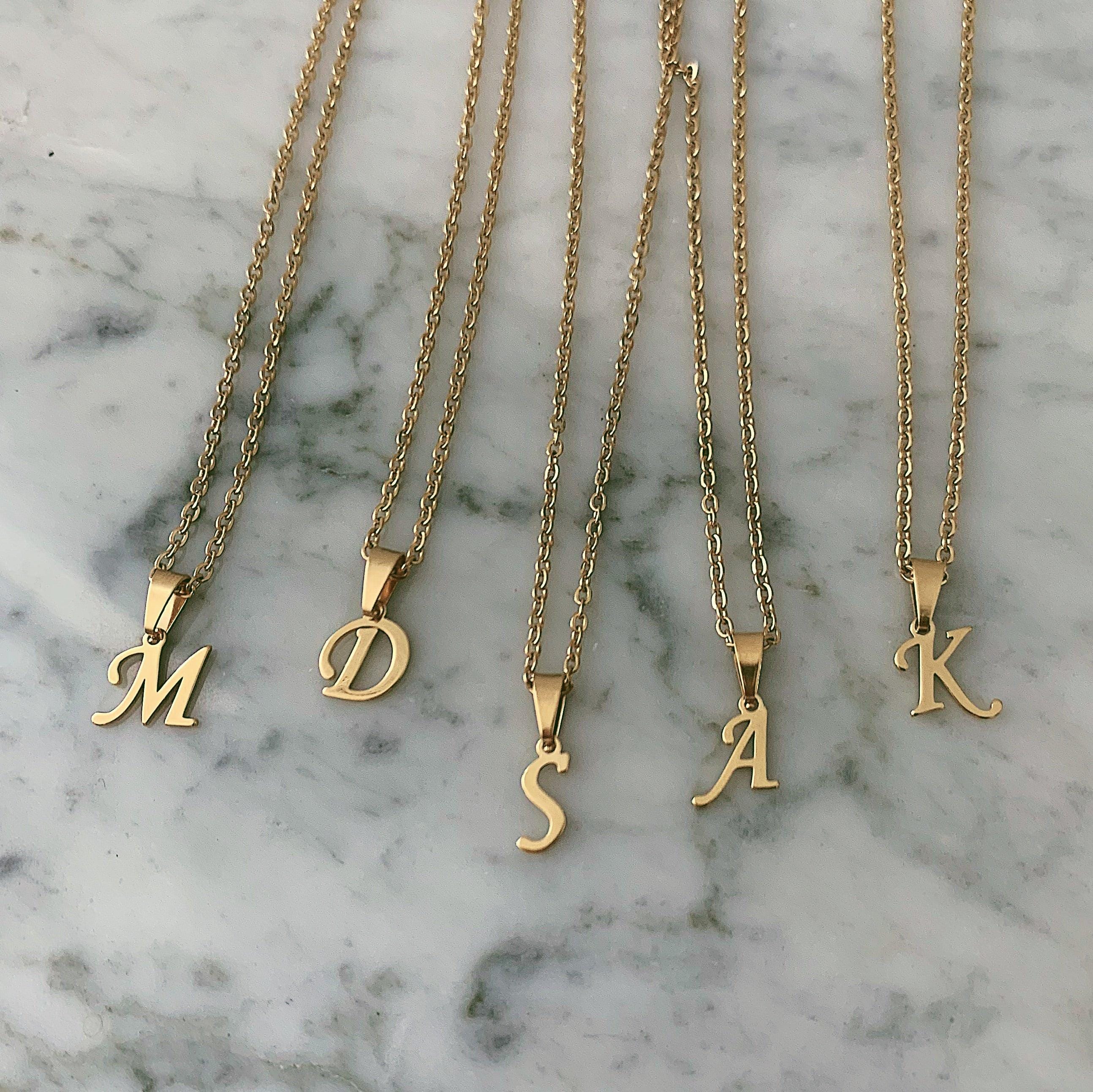 Alessia – Halskette mit Initialen 26 Buchstaben