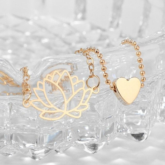 Ayumi – Spirituelles Lotusblumenarmband