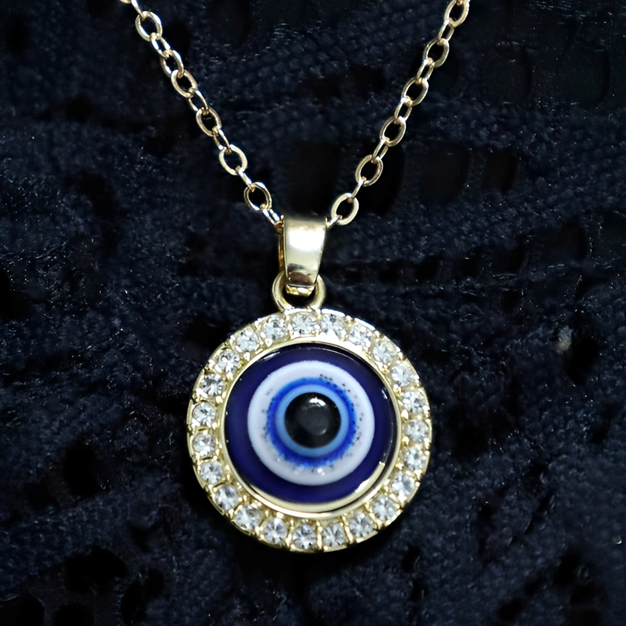 Eleni – Halskette mit schützendem blauen Auge Matiasma