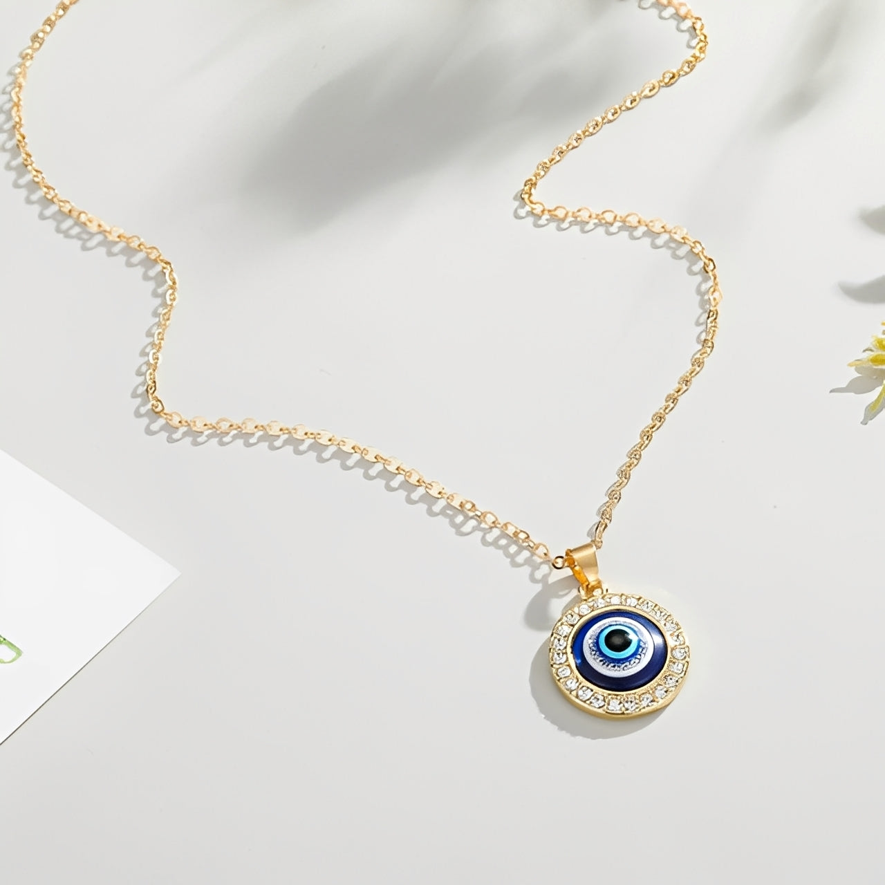 Eleni – Halskette mit schützendem blauen Auge Matiasma