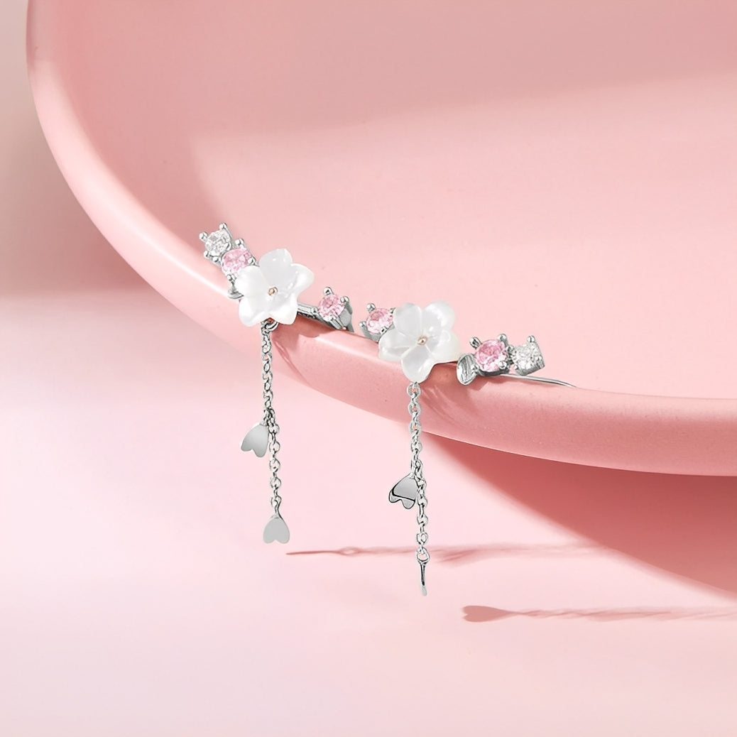 Sakura – Ohrringe in Kirschblütenform