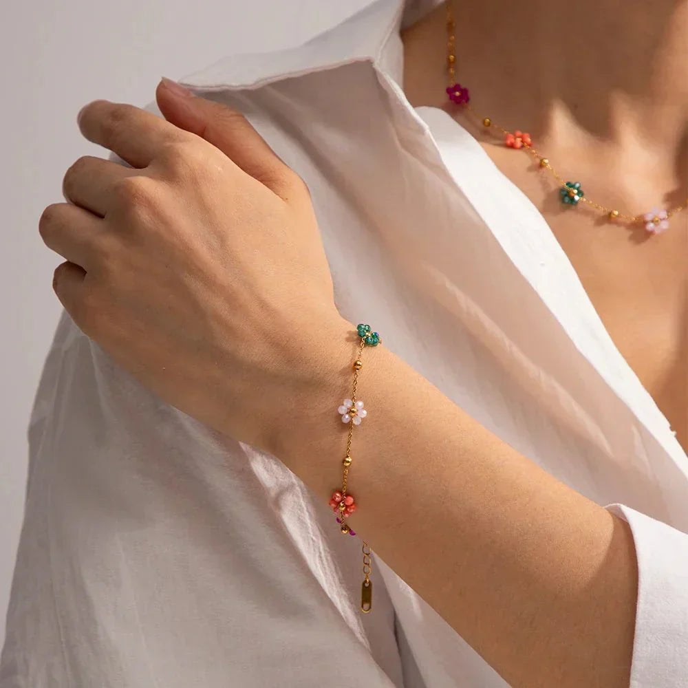 Eliane – Frühlingsblumen-Schmuck