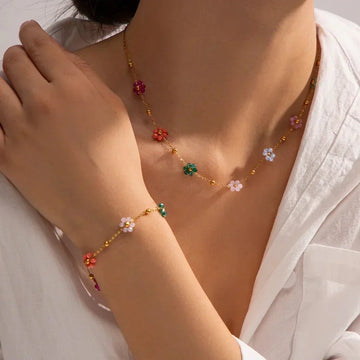 Eliane – Frühlingsblumen-Schmuck