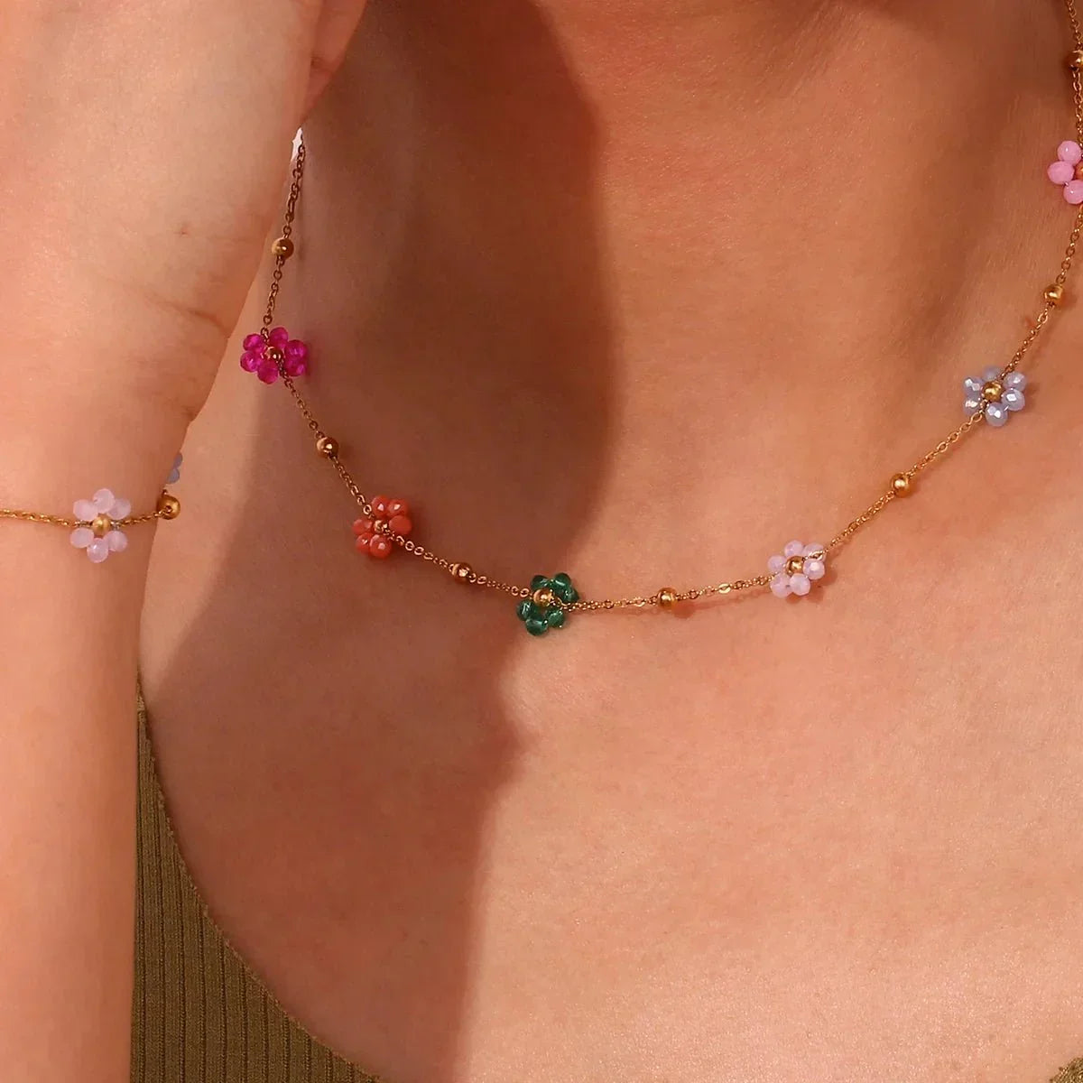 Eliane – Frühlingsblumen-Schmuck