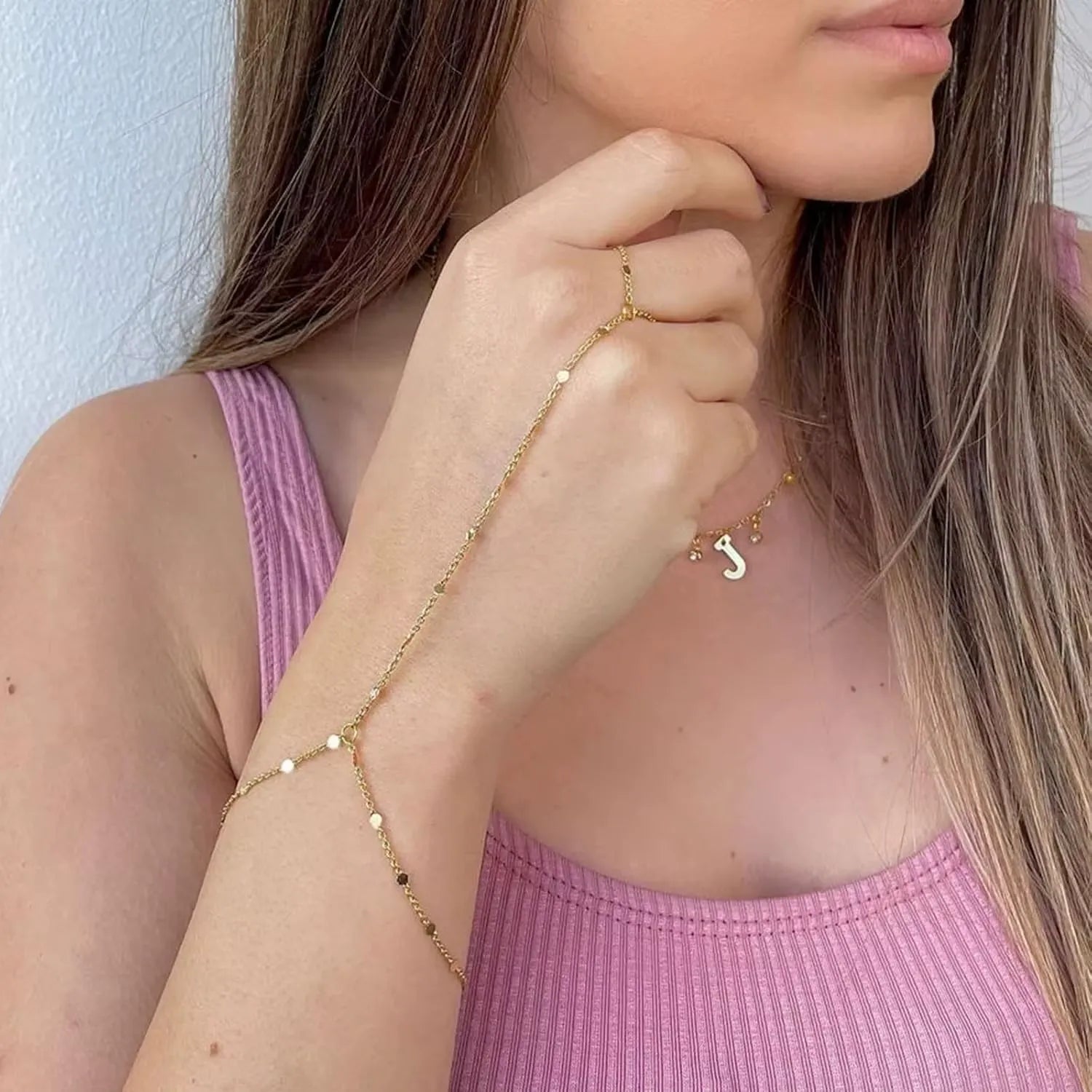 Lynda – Elegantes orientalisches Kettenarmband