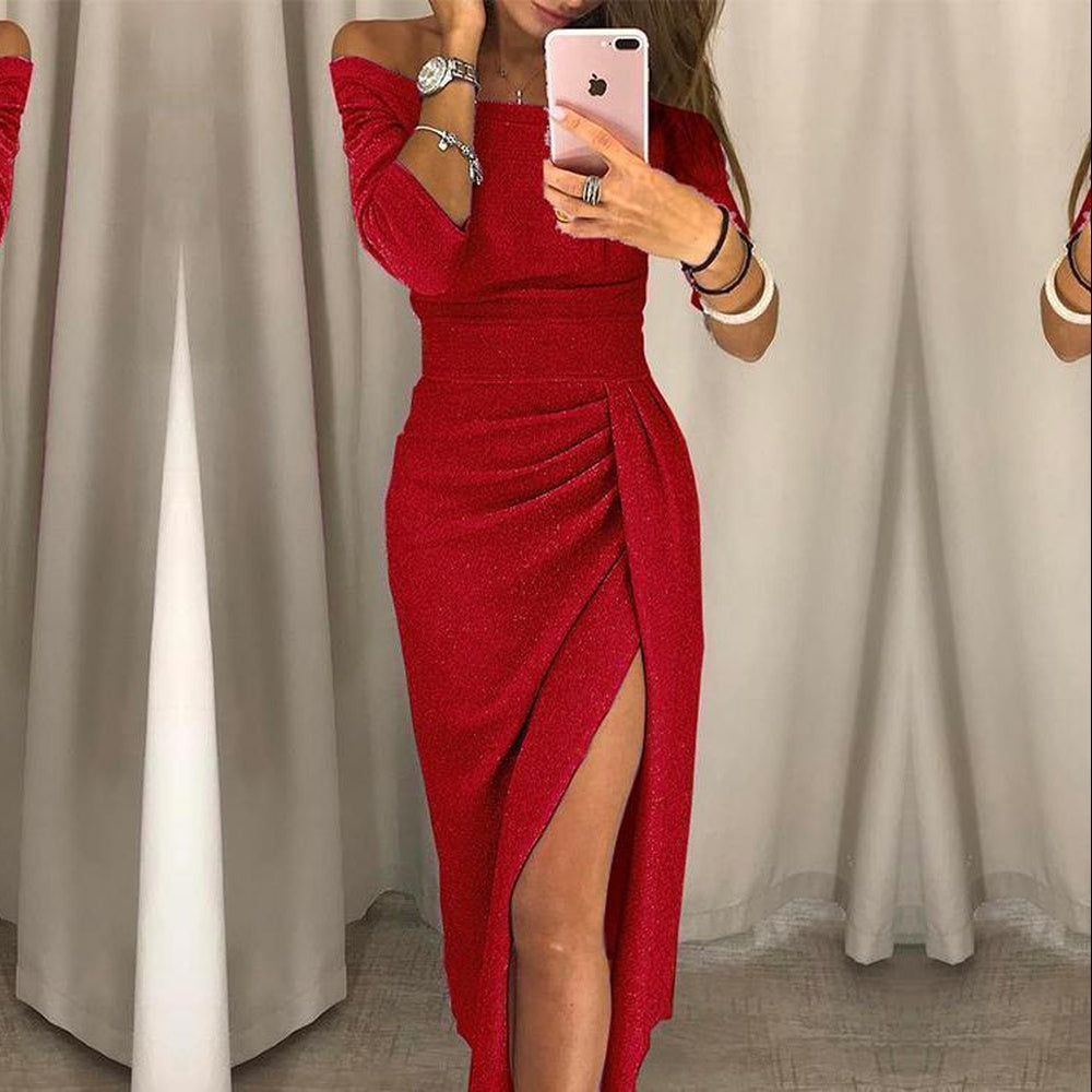 Alessandra – Stilvolles Kleid mit trägerlosem Design für Damen