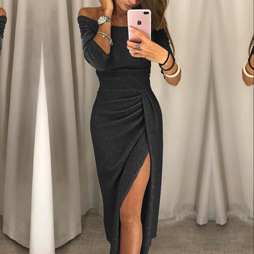 Alessandra – Stilvolles Kleid mit trägerlosem Design für Damen