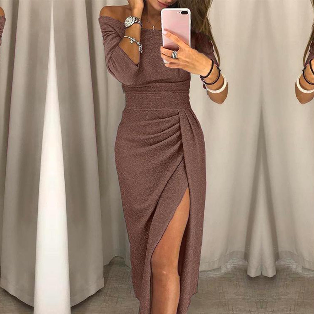 Alessandra – Stilvolles Kleid mit trägerlosem Design für Damen