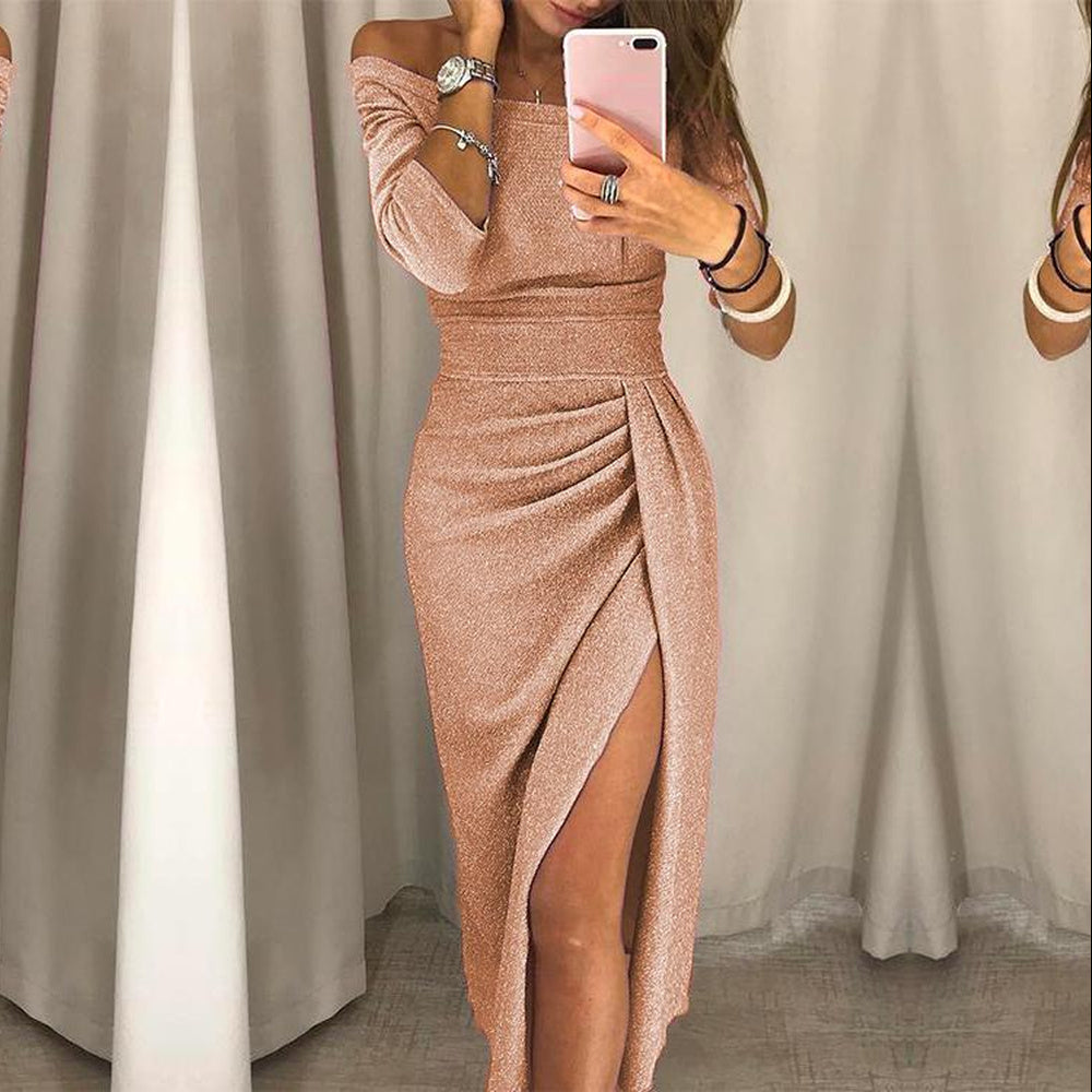Alessandra – Stilvolles Kleid mit trägerlosem Design für Damen