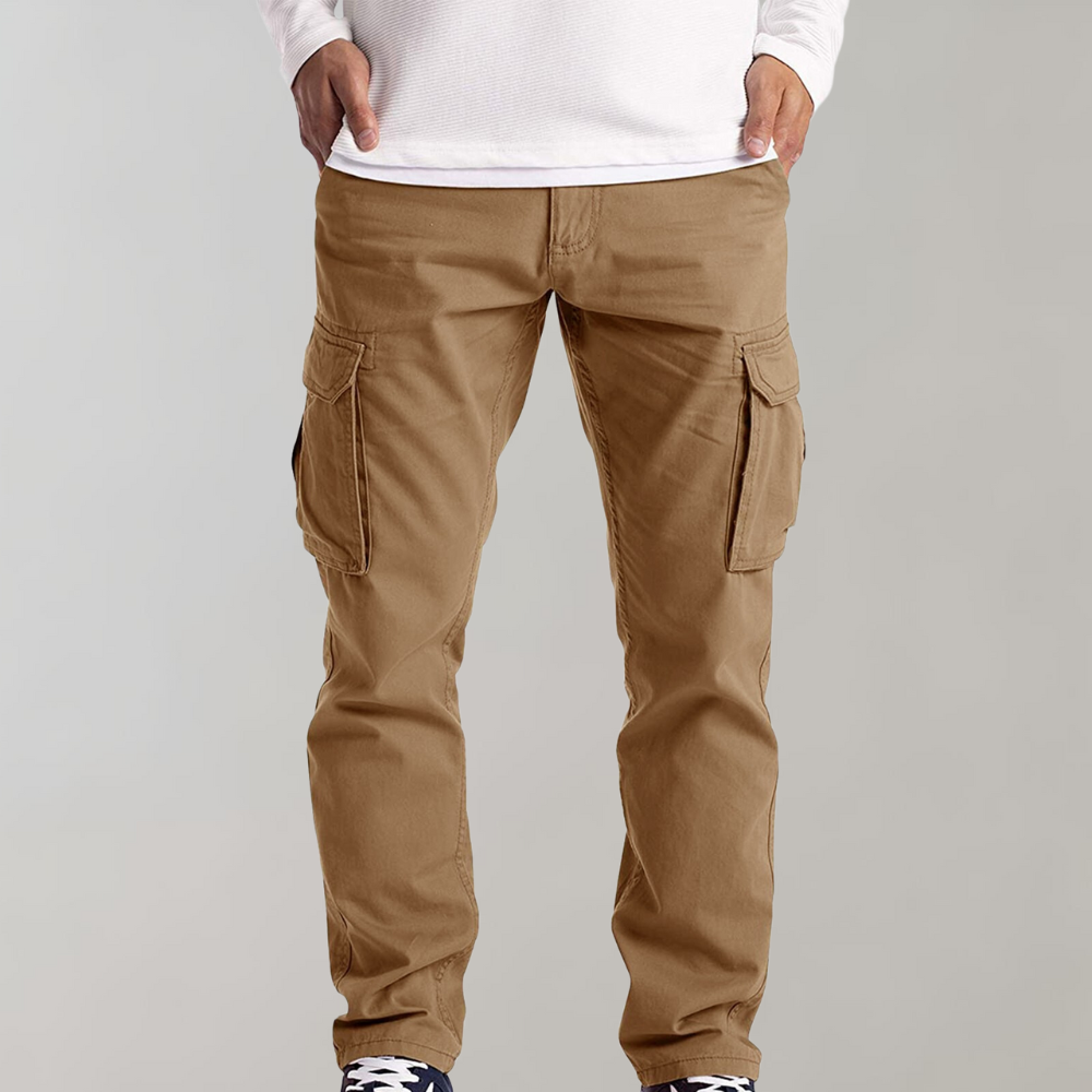 Herren Cargo-Hose mit Mehrfachtaschen lockere Passform