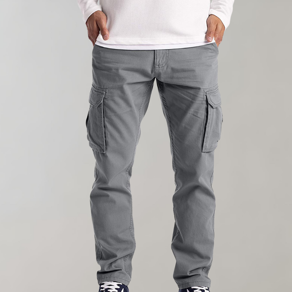 Herren Cargo-Hose mit Mehrfachtaschen lockere Passform