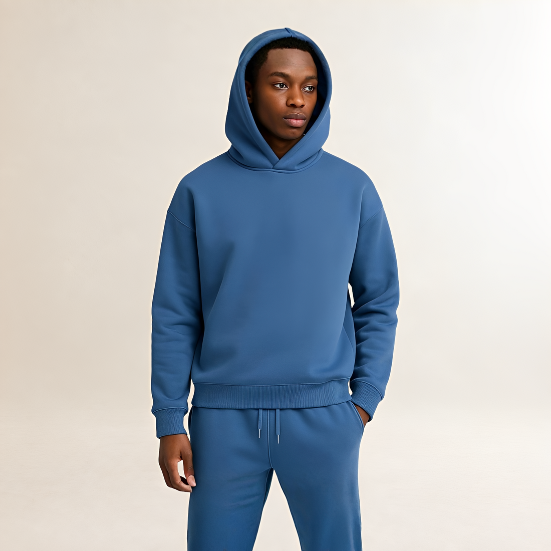 Herren Hoodie- und Jogger-Set - Oversized Passform mit verstellbarer Kapuze