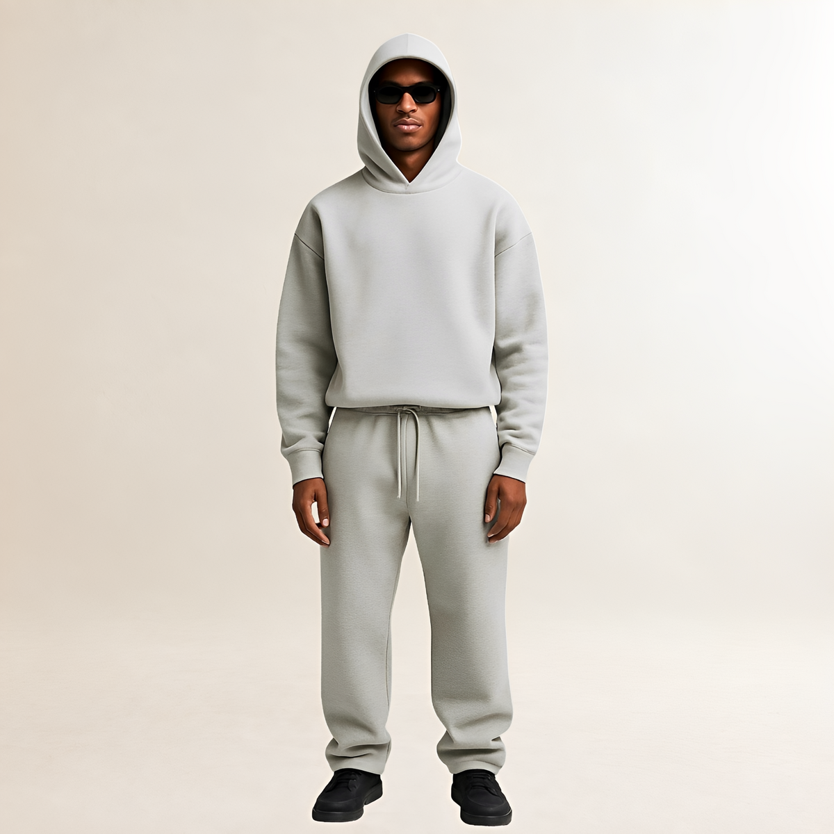 Herren Hoodie- und Jogger-Set - Oversized Passform mit verstellbarer Kapuze