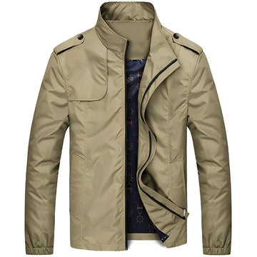 Herren Jacke Freizeit leicht mit Reißverschluss und Taschen - Regulärer Schnitt