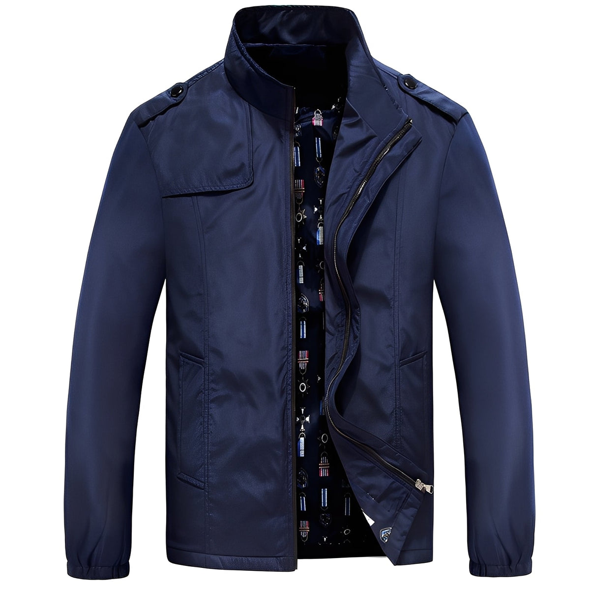 Herren Jacke Freizeit leicht mit Reißverschluss und Taschen - Regulärer Schnitt