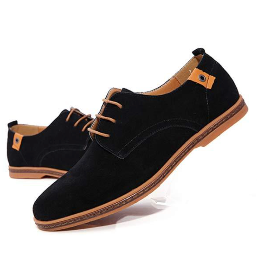Herrenschuhe mit Schnürung, klassisches Design und vielseitigem Stil - Rundkappe