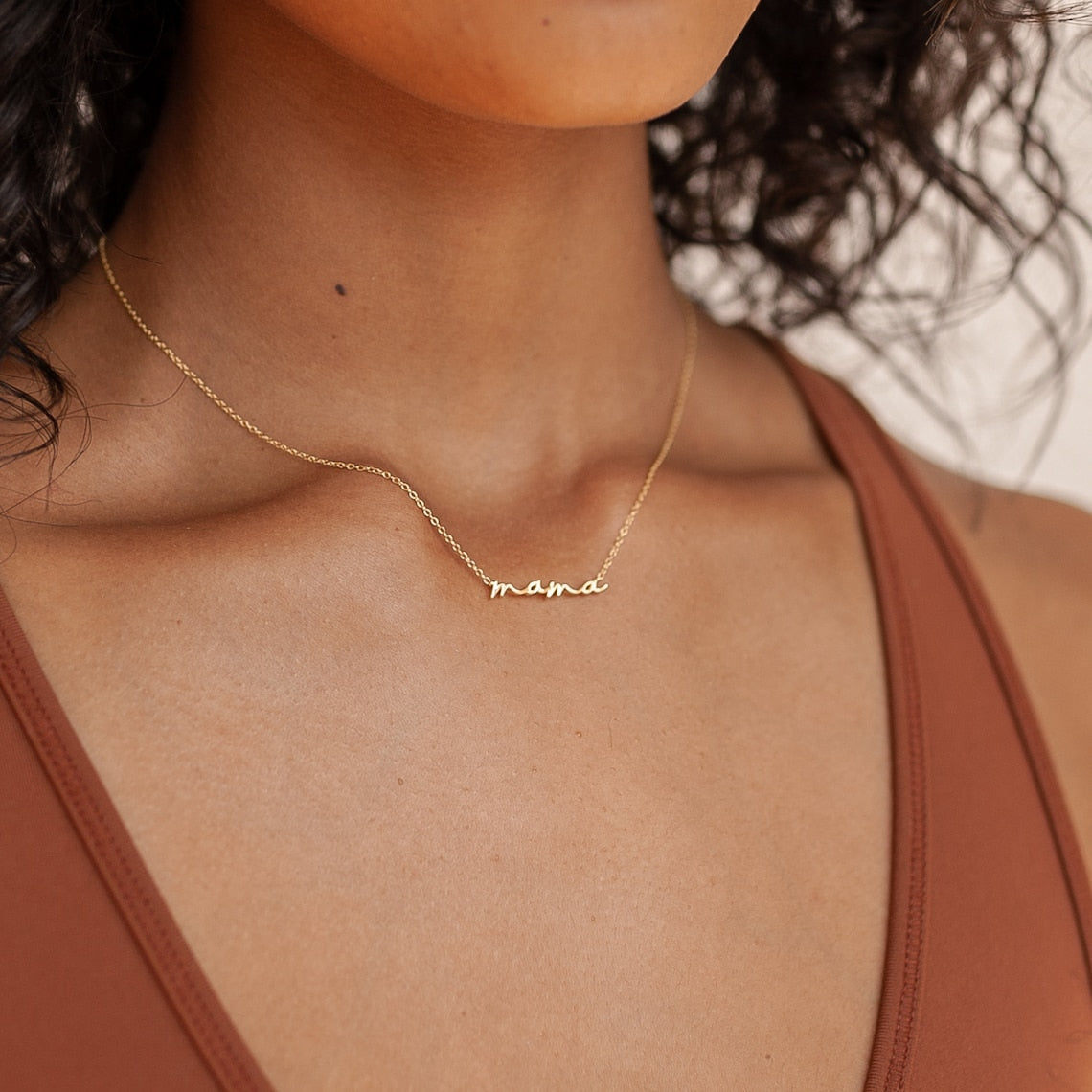 Zartes Mama-Halsband - Mama-Halskette