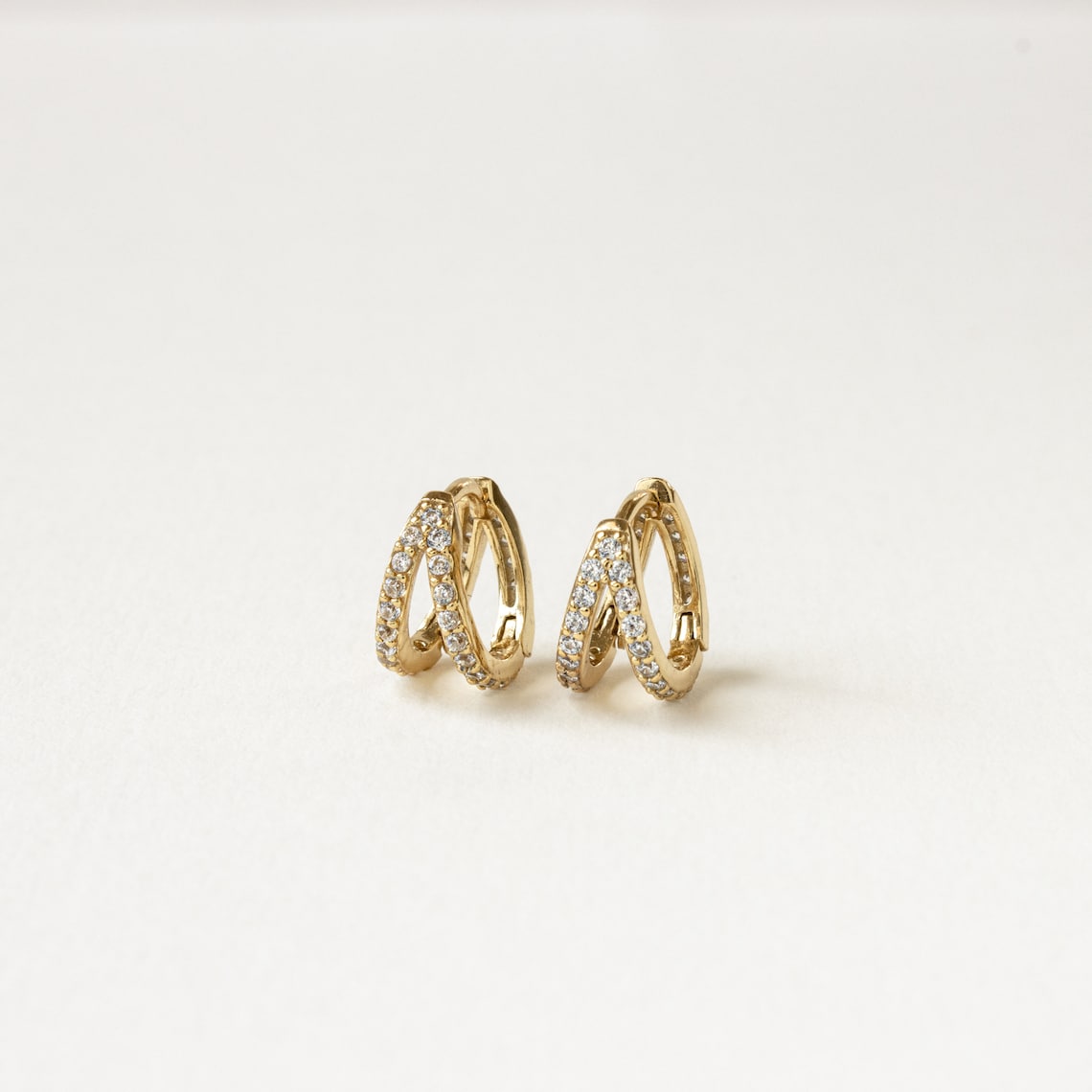 Duo-Pave-Ring - Diamantring mit Einlage