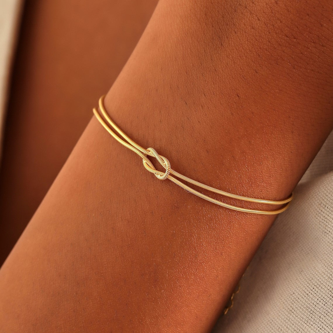 Knotenarmband - Kettenarmband mit Knoten