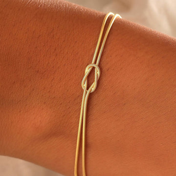 Knotenarmband - Kettenarmband mit Knoten