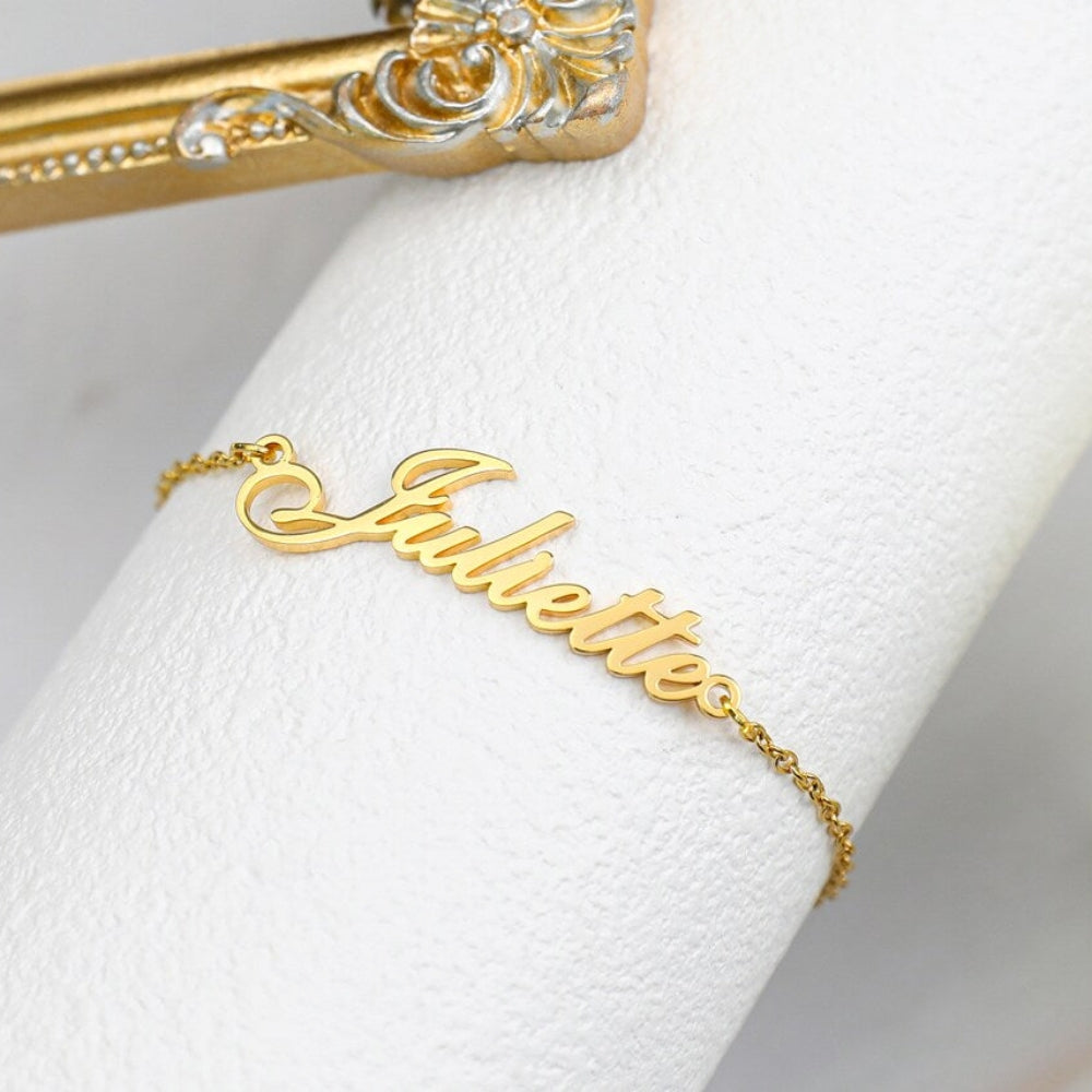 Personalisierbares Goldarmband - Armband mit deinem Namen