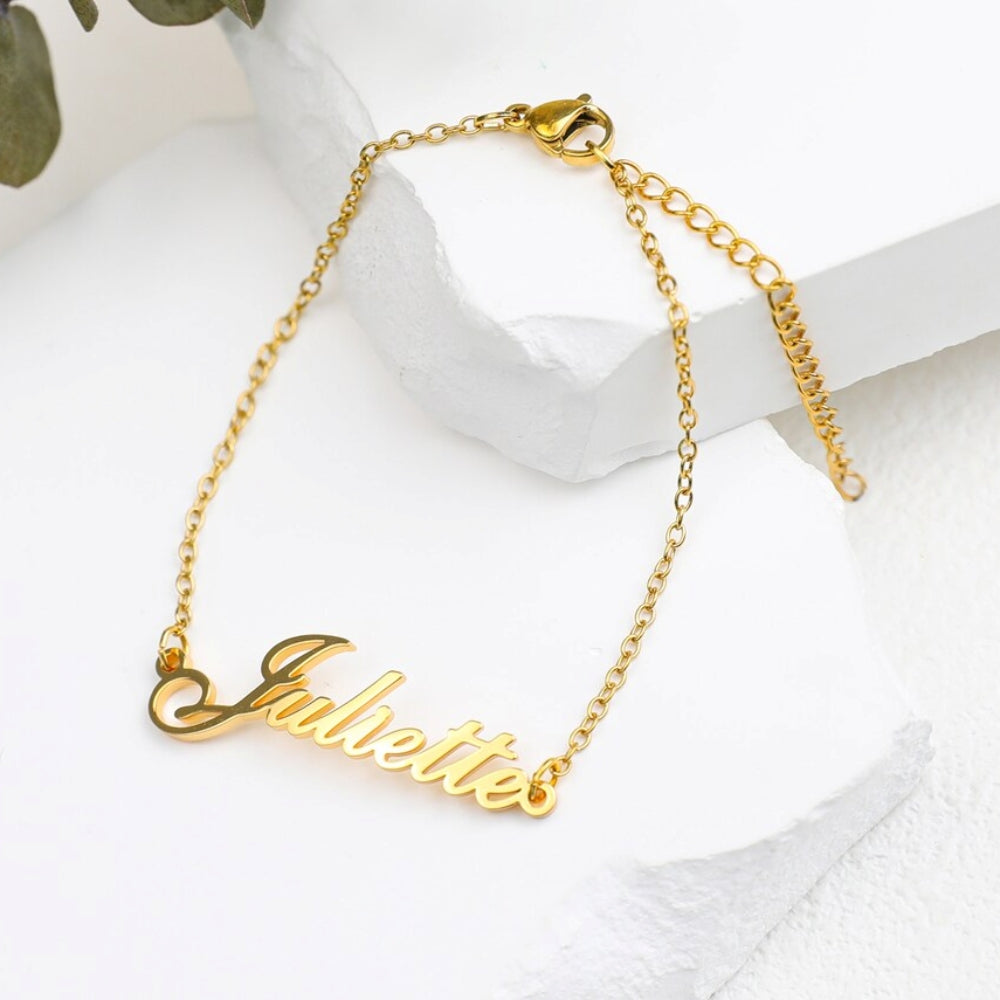 Personalisierbares Goldarmband - Armband mit deinem Namen