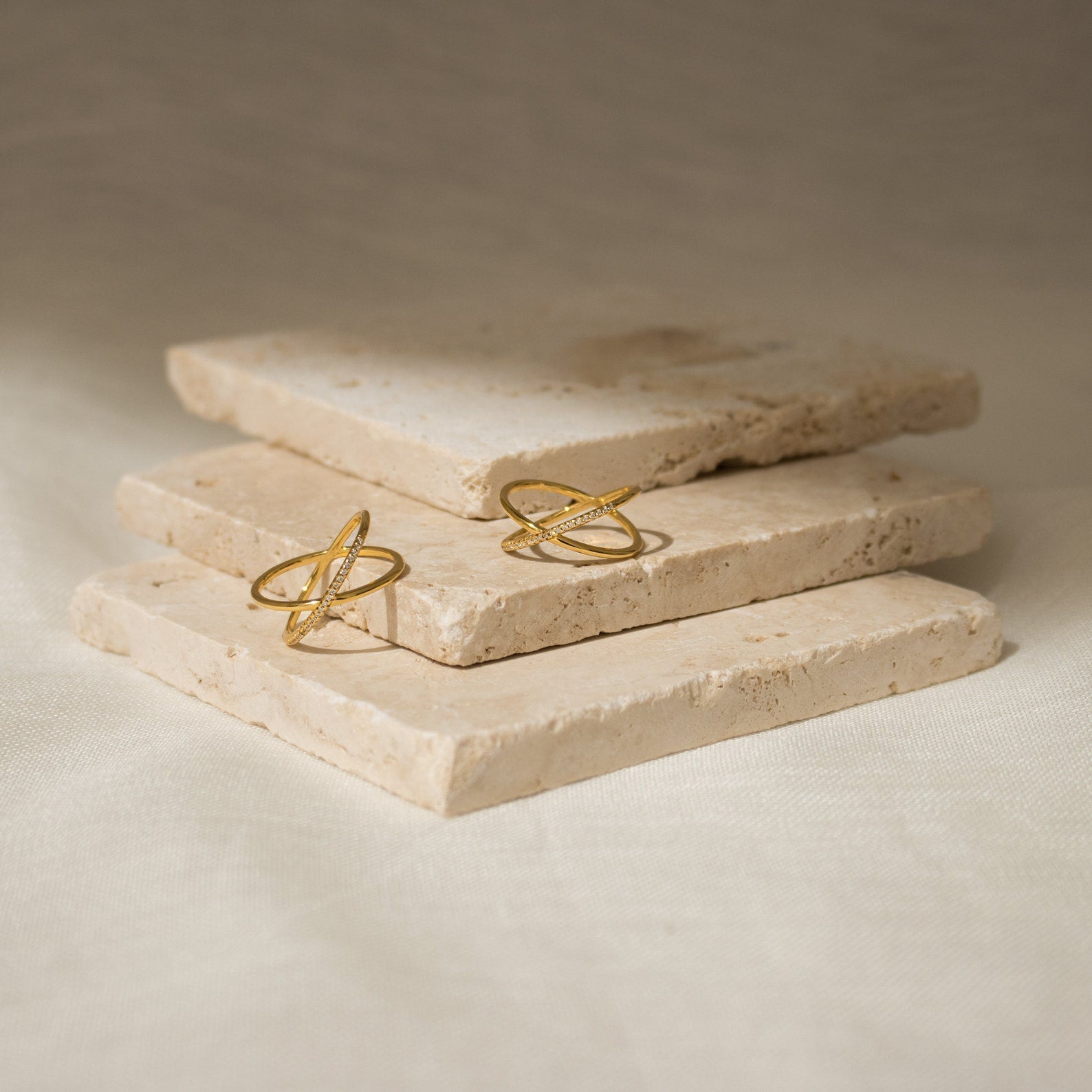 Lena – Luxus Pavé X Ring