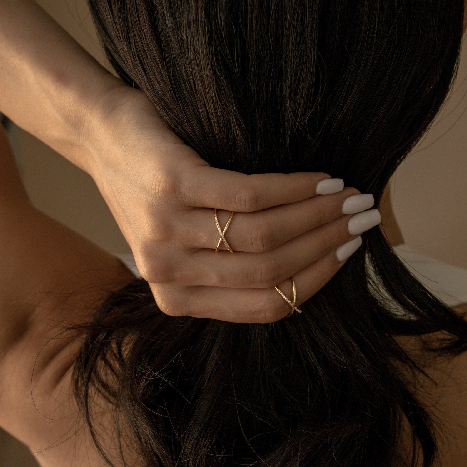 Lena – Luxus Pavé X Ring