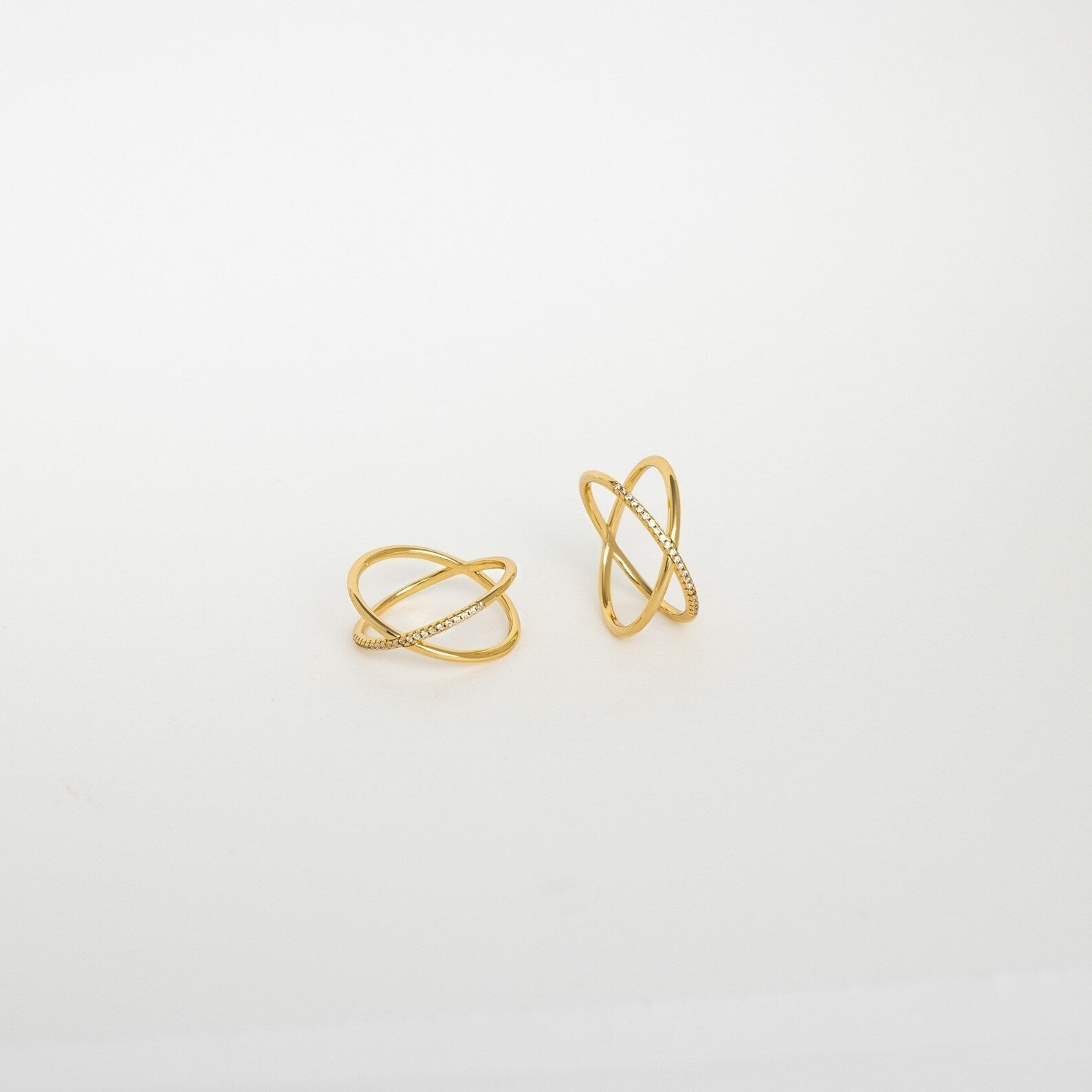 Lena – Luxus Pavé X Ring